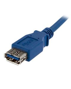 StarTech.com 1m Blue M to F USB 3.0 Extension Cable