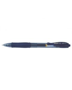 Pilot G-207 Retractable Gel Rollerball Pen 0.7mm Tip 0.39mm Line Blue-Black (Pack 12) - 41101231