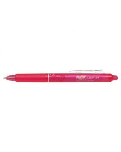 Pilot FriXion Clicker Erasable Retractable Gel Rollerball Pen 0.7mm Tip 0.35mm Line Pink (Pack 12) - 229101209