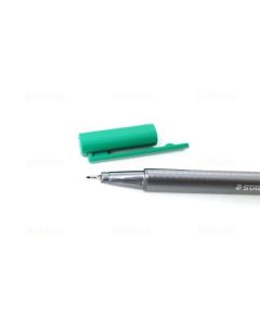 Staedtler Triplus Fineliner Pen 0.8mm Tip 0.3mm Line Green (Pack 10) 334-5