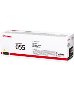 Canon 055Y Yellow Standard Capacity Toner Cartridge 2.1k pages - 3013C002