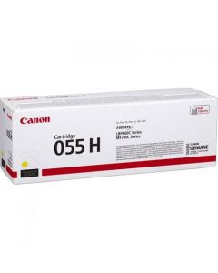 Canon 055HY Yellow High Capacity Toner Cartridge 5.9k pages - 3017C002