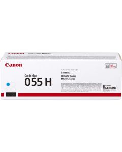 Canon 055HC Cyan High Capacity Toner Cartridge 5.9k pages - 3019C002