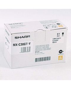Sharp Yellow Toner Cartridge 6k pages - MXC30GTY