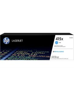 HP 415X Cyan High Yield Toner 6K pages for HP Color LaserJet M454 series and HP Color LaserJet Pro M479 series - W2031X