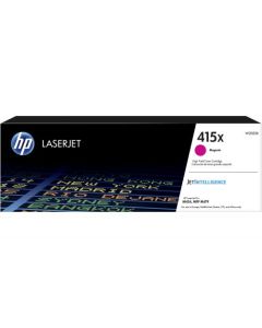HP 415X Magenta High Yield Toner 6K pages for HP Color LaserJet M454 series and HP Color LaserJet Pro M479 series - W2033X