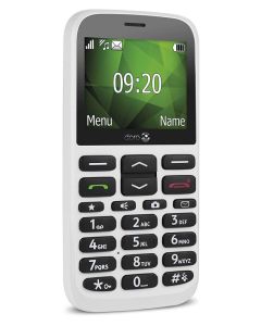 Doro 1370 2G Easy to Use White Phone