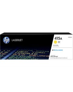 HP 415A Yellow Standard Capacity Toner 2.1K pages for HP Color LaserJet M454 series and HP Color LaserJet Pro M479 series - W2032A