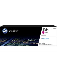 HP 415A Magenta Standard Capacity Toner 2.1K pages for HP Color LaserJet M454 series and HP Color LaserJet Pro M479 series - W2033A