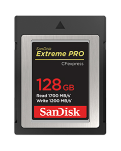 SanDisk 128GB Extreme Pro CFexpress Memory Card Type B Up to 1700Mbs Read Speed Up to 1200Mbs Write Speed