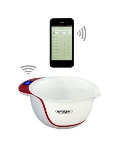 SMART Healthy Scale with APP Red White