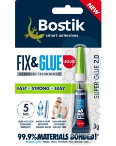 Bostik Fix and Glue Liquid 3g (Pack 6) - 30614760