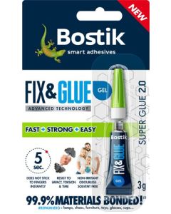 Bostik Fix and Glue Gel 3g (Pack 6) - 30614763