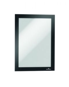 Durable DURAFRAME Self-Adhesive with Magnetic Frame - Document Frame For Professional Internal Signage - A5 Black - 489801