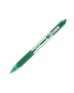 Zebra Z-Grip Smooth Rectractable Ballpoint Pen 1.0mm Tip Green (Pack 12) - 22564