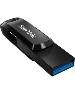 SanDisk 512GB Ultra Dual Drive Go USB C USB A Flash Drive Black