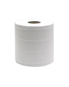 Maxima Green Mini Centrefeed Roll 1 Ply White 120m L x 195mm W (Pack 12) - 1105008