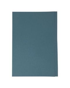 ValueX Square Cut Folder Manilla Foolscap 180gsm Blue (Pack 100) - 44113PLAIN