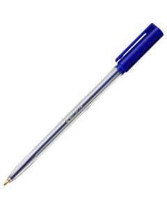 ValueX Micron Ballpoint Pen 1.0mm Tip 0.7mm Line Blue (Pack 20) - 700403