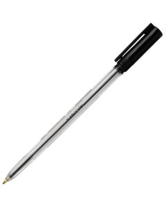 ValueX Micron Ballpoint Pen 1.0mm Tip 0.7mm Line Black (Pack 20) - 700401