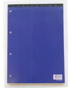 ValueX A4 Refill Pad 70gsm Ruled 160 Pages Blue (Pack 10)