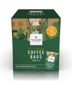 Taylors of Harrogate Rich Italian Coffee Bags (Pack 80) 0403397