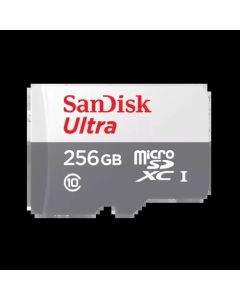SanDisk 256GB Ultra Class 10 MicroSDXC Memory Card and Adapter