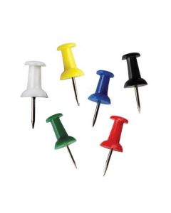 ValueX Push Pin Assorted Colours (Pack 25) - 20461