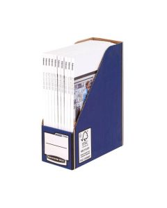 Fellowes Premium Magazine File Blue (Pack 5) 0722907