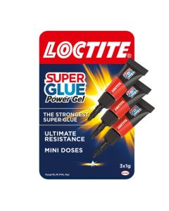 Loctite Super Glue Mini Trio Power Gel 3x1g - 2642101