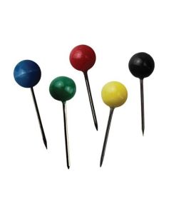 ValueX Map Pin Assorted Colours (Pack 100) - 26841