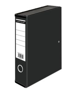 ValueX Box File Paper on Board Foolscap 70mm Capacity 75mm Spine Width Clip Closure Black - 31815DENT