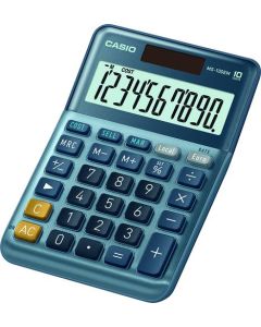 Casio MS-100EM 10 Digit Desktop Calculator Silver MS-100EM