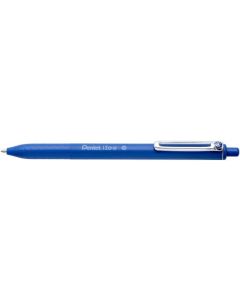 Pentel IZEE Ballpoint Pen Retractable 1.0mm Tip 0.5mm Line Blue (Pack 12) BX470-C
