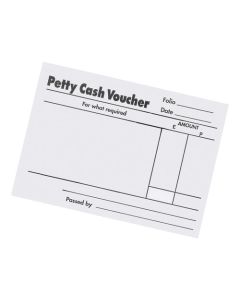 ValueX Petty Cash Pad 88x138mm 80 Sheets (Pack 5)