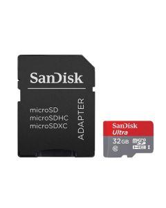 SanDisk 32GB Ultra A1 120MBs MicroSDXC and Adapter