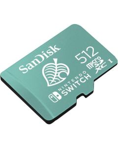 SanDisk 512GB Nintendo V30 100MBs MicroSDXC Memory Card and Adapter