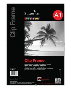 Seco A1 Perspex Safety Glass Clip Frame - CLIPA1