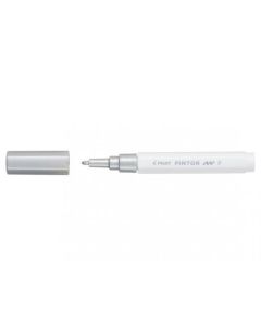 Pilot Pintor Fine Bullet Tip Paint Marker 2.9mm Silver (Single Pen) 4902505541612