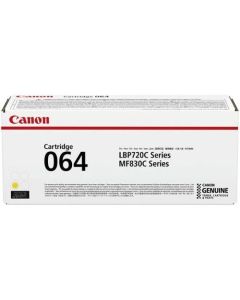 Canon 064 Yellow Toner Cartridge 5K pages - 4931C001