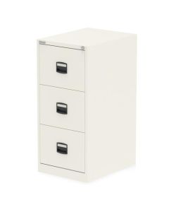 Qube by Bisley 3 Drawer Filing Chalk White BS0008