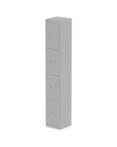 Qube Locker 4 Door 1800mm Grey