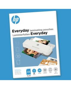 HP Everyday Laminating Pouches A6 80 micron (Pack 25) 9156