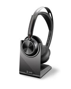 HP Poly Voyager Focus 2 UC Wireless USB-A Headset with Charge Stand