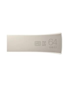 Samsung 64GB Bar Plus USB3.1 Flash Drive Champagne Silver Read Speeds of up to 300MBs Write Speeds of up to 30MBs