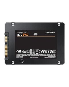 Samsung 870 EVO 2.5 Inch 4TB Serial ATA III VNAND Internal Solid State Drive Up to 560MBs Read Speed Up to 530MBs Write Speed