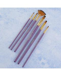 Craft Buddy Set of Brushes (Pack 6) BRKT01