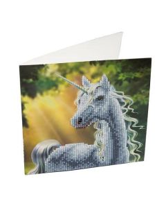 Crystal Art Sunshine Unicorn 18 x 18cm Card CCK-A2