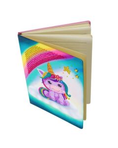 Crystal Art Unicorn Smile Notebook CANJ-3