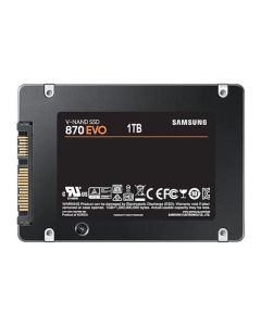 Samsung 1TB 870 EVO SATA 6Gbps VNAND 2.5 Inch Internal Solid State Drive 560MBs Read Speed 530Mbs Write Speed
